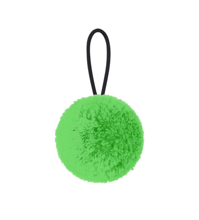 wool pompom mint green colour made in england
