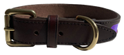 MACKENZIE & GEORGE X NATTILY DRESSED DOG COLLAR PURPLE
