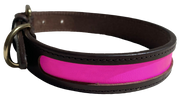 MACKENZIE & GEORGE X NATTILY DRESSED DOG COLLAR PINK