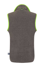 SUMMER OFFER - LADIES FLEECE GILET - GREY/LIME