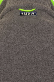 SUMMER OFFER - LADIES FLEECE GILET - GREY/LIME